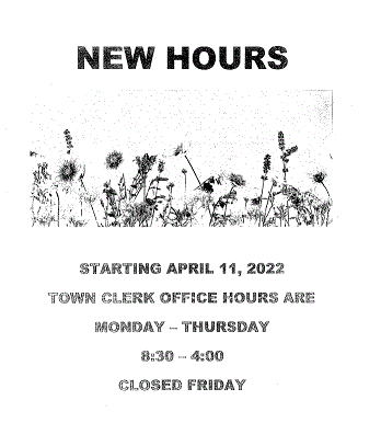 new hours Town of Hounsfield